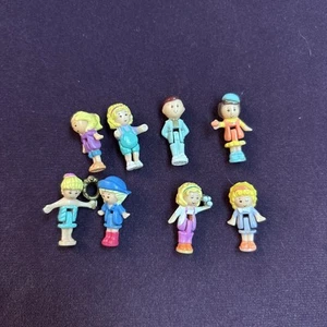 Polly Pocket 1990s Vintage Dolls Lot Bundle VGC Lot Of 8 - Picture 1 of 7