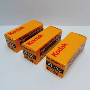 3x Kodak Kodacolor VR CP 120 Film Rolls, ISO 100, Expired 1987, New Unused - Picture 1 of 2