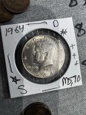1964-D Silver Kennedy Half Dollar MS 68  - Image 1 of 4