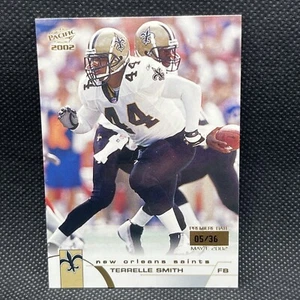 Pacific Premiere Date 2002/36 Terrelle Smith #281 Saints SP - Imagen 1 de 2