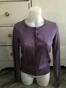 Banana Republic Purple Cardigan Knit Sweater Women's Size Small NWT - Bild 1 von 6