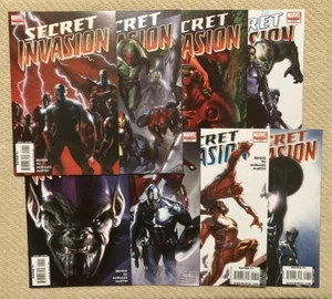Secret Invasion #1-8 + Front Line #1-5 conjunto completo 2008 Marvel Comics High Grade Yu - Imagen 1 de 24