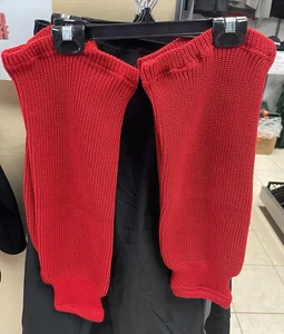 CLOSEOUT - Red Pro Knit Ice Hockey Socks, Size Youth - ALL NEW - Bild 1 von 1