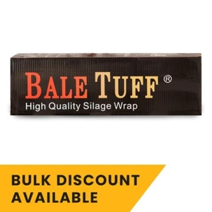 White 30" x 5000' 1mm Silage Film Stretch Bale Wrap Self Adhesive UV Treated - Picture 1 of 2