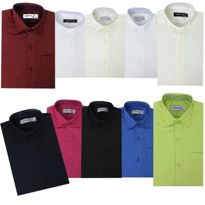 Boys Formal Shirts, Cotton Kids Smart Suit Shirt, Wedding, Pageboy, Prom, Party - Image 1 of 2