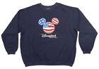 Disneyland Resort Mickey Mouse Mens Sweater 2Xl Embroidered Blue American Flag