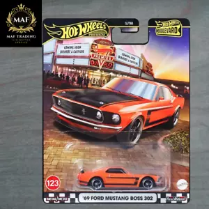 Ford Mustang Boss 302 #123 Hot Wheels Premium 69 | Coche Nuevo Boulevard 2025 - Imagen 1 de 2