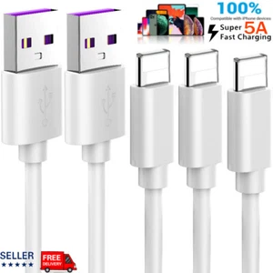 3 Pack Fast Charger Cable Heavy Duty For iPhone 14 13 12 11 X XR 8 Charging Cord - Picture 1 of 15