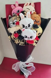 Stray Kids SkZ PLUSHIE Bouquet Birthday Valentines Day - Picture 1 of 1