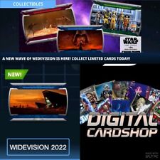 Topps Star Wars Card Trader SWCT Widevision 2022 Series 3 Blue 26 Card Set