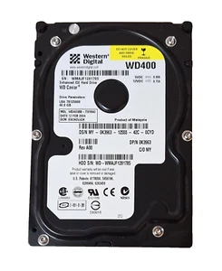 Western Digital WD400BB-75FRA0 40GB 7200RPM IDE 3.5" Hard Drive - Picture 1 of 3