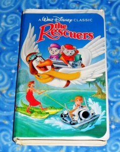 Tested The Rescuers Black Diamond Classic Disney VHS Tape with Case - Picture 1 of 4