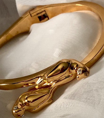 KATE SPADE bracciale kate vanga oro bacio canarini