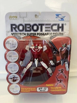 Robotech VF-1J Miriya Veritech Super Poseable Figure Toynami Harmony Gold 2001 - Image 1 of 4