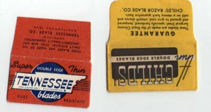 Razor Blade Wrappers Lamette da barba Rasierklinge #036a - Picture 1 of 1