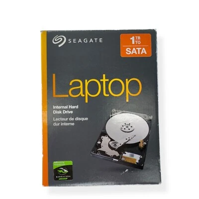Seagate BarraCuda 2E7172-500 1TB SATA Internal Hard Disk Drive Portable Silver - Image 1 of 4