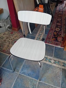 Retro Formica & Chrome Chair. - Picture 1 of 2
