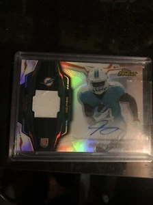 2014 Topps Finest - Rookie Autograph Patch #RAP-JL Jarvis Landry (AU, MEM, RC) - Picture 1 of 4