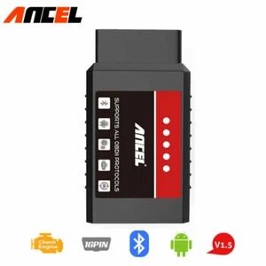 Automotive OBD2 Scanner Bluetooth Code Reader Car Diagnostic Tool Check Engine - Picture 1 of 10