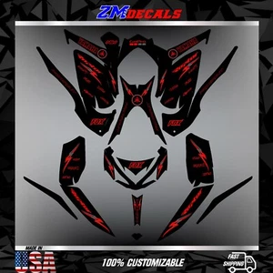 Yamaha Raptor 700 700R graphics kit 2013 2014 2017 to 2025 decals stickers 12mil - Bild 1 von 4