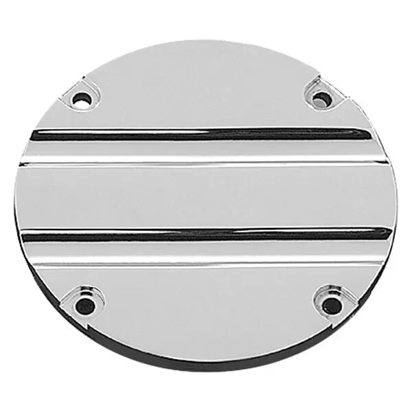 Porta armadilha Kuryakyn 8476 hipercharger cromada ranhurada no sangue - Imagem 1 de 1