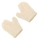  2 pièces gants de gommage mitaine de bain exfoliant lavage du corps miss take