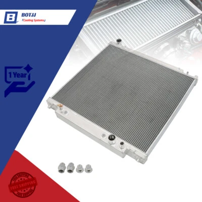 4 Row Radiator For FORD F250 F350 F450 F550 F-53 Super Duty 6.8L 7.3L 1999-2005 - Image 1 of 4