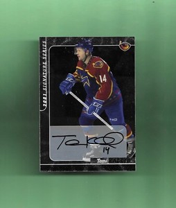 2000-01 BAP FIRST SIGNATURE AUTO ROOKIE RC Card # 221 TOMI KALLIO FINLAND
