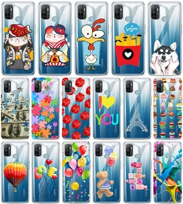 Custodia Cover per ZTE Blade A52 in TPU morbida e trasparente disegno T2 - Immagine 1 di 2