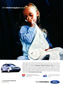 FORD CAR magazine promo ad #90 "NOT A CAR" 2004 MONDEO FOREIGN - Picture 1 of 2