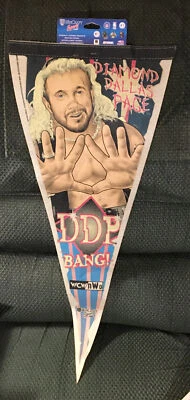 Vtg WCW/NWO Diamond Dallas Paige Authentic Pennant W/tags NEW! — 第 1/2 张图片