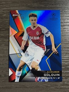 2018-19 Topps Finest UEFA Champions League Blue #94 Aleksandr Golovin /150