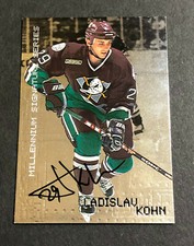 Ladislav Kohn Ducks Signed 1999-2000 ITG BAP Card #8 Auto Autograph