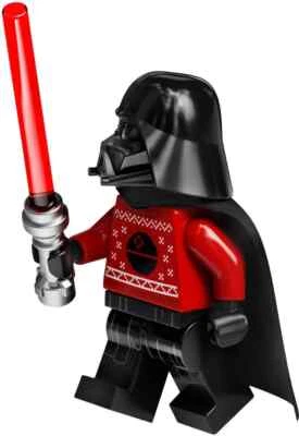 LEGO Star Wars Darth Vader Minifigure Red Christmas Sweater Death Star 75279 NEW - Image 1 of 2