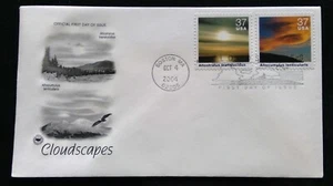 Scott 3878G J FDC Altostratus Translucidus Altocumulus Lenticularis Cloudscapes - Picture 1 of 3