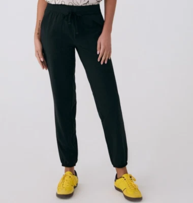 $99 Lole Life Mujer Olivie Joggers-Belleza Negra-Pequeña-Nueva Con Etiquetas Foto 1 de 4
