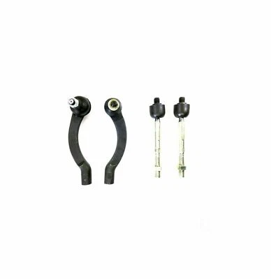 4 New Pc Suspension Kit for Volvo 850 C70 S70 V70 Inner & Outer Tie Rod Ends - Image 1 of 4