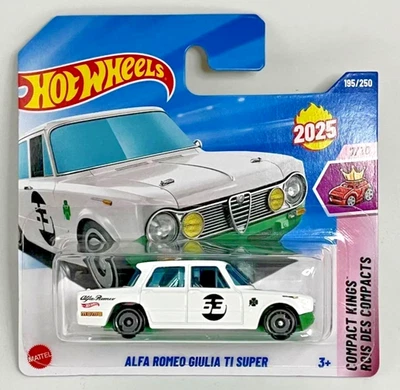 Hot Wheels - Alfa Romeo Giulia TI Super - Tourenwagen - Compact Kings 2025 JBB98