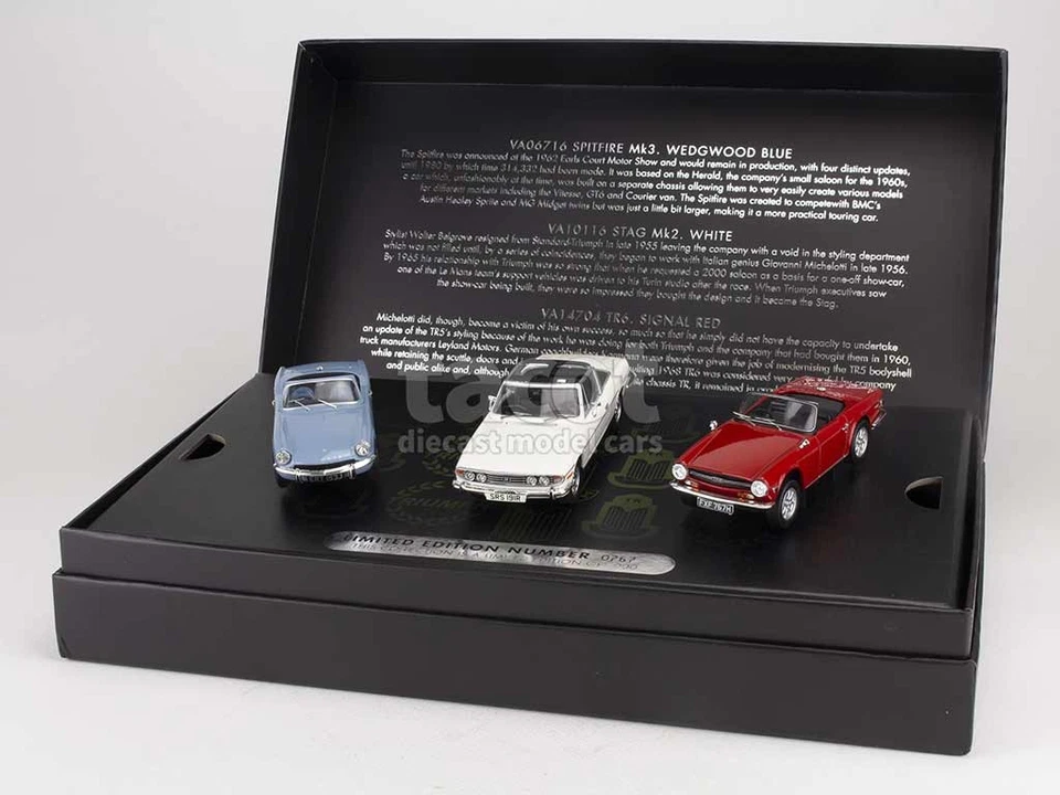 1/43 CORGI - TRIUMPH - COFFRET BOX SET 3X COLLECTION - SPITFIRE MKIII TC00005
