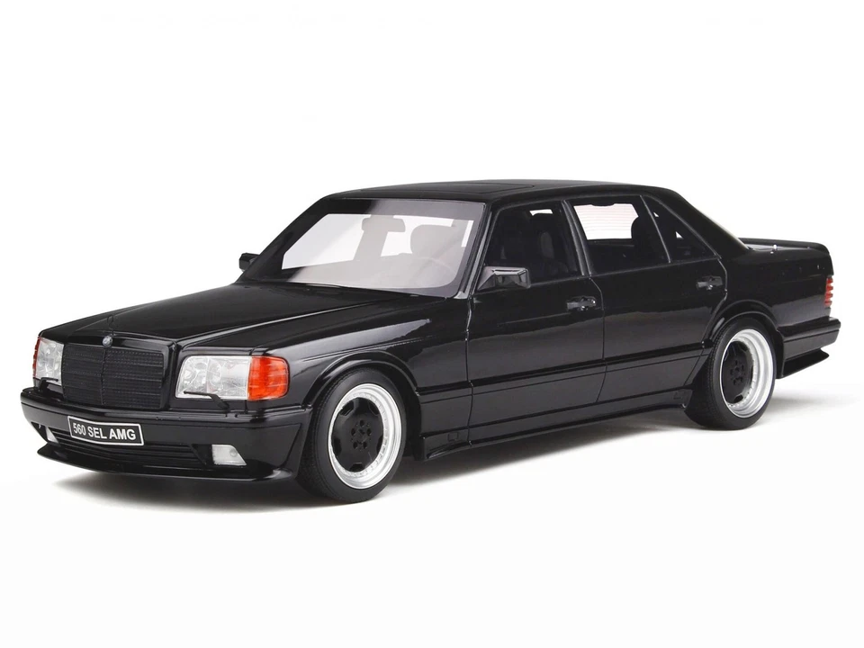 1/18 Mercedes-Benz 560 SEL 6.0 AMG W126 Black Ottomobile Otto Model OT297 Rare - Image 1 of 4