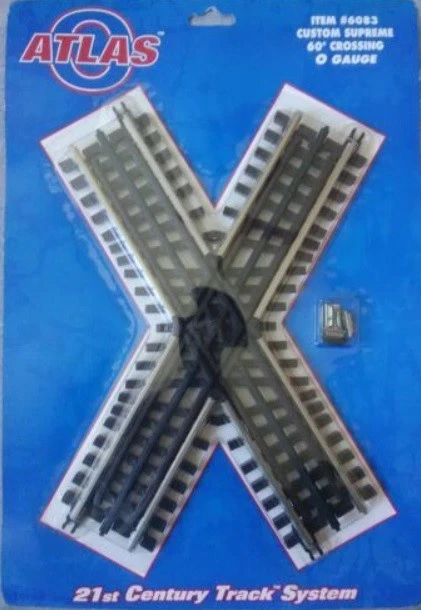 Atlas 6083 O Gauge 60 Degree Crossover Track  (10) - Image 1 of 1