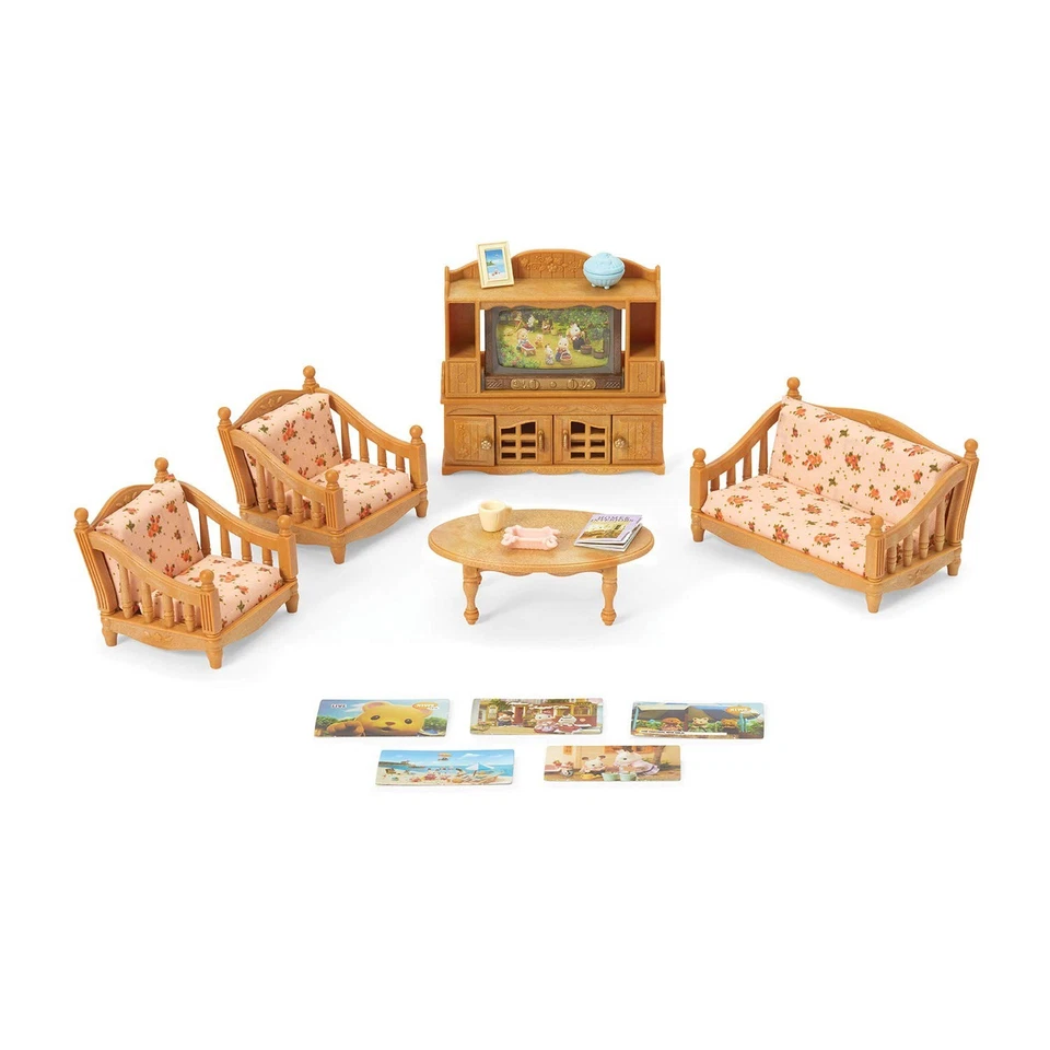 Calico Critters CC1808 Dollhouse Living Room Set