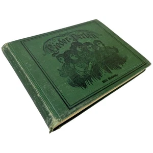 Antique German Lieder Perlen Songbook Music Score Book Green Cover 1904 - Picture 1 of 11