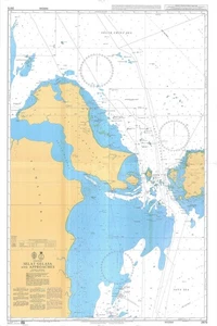 2873 Indonesia Selat Gelasa Enfoques Gráfico Mapa Marítimo Marina Papel Almirantazgo - Imagen 1 de 6