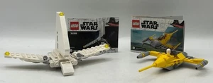 LEGO Star Wars: Naboo Starfighter (30383) & Imperial Shuttle (30388) w/ Manuals - Picture 1 of 19