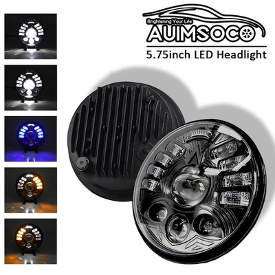 Par de faros LED de haz alto bajo halo DRL de 5,75" pulgadas para BMW 320i 1977-1982 1983 Foto 1 de 4