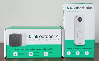 All-New Blink Video Doorbell Plus Outdoor 4 Wireless Camera & Sync Module Core - Image 1 of 2