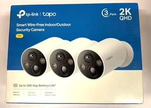 TP-Link - Tapo Wire-Free Indoor/Outdoor 2K Smart Security Cameras, Magnetic B... - Picture 1 of 5