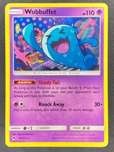 Pokémon Wobbuffet 93/214 Lost Thunder LP/NM - Picture 1 of 2