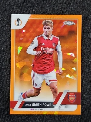 2022-23 TOPPS CHROME SAPPHIRE UEFA EMILE SMITH ROWE ORANGE /50 ARSENAL - Image 1 of 3